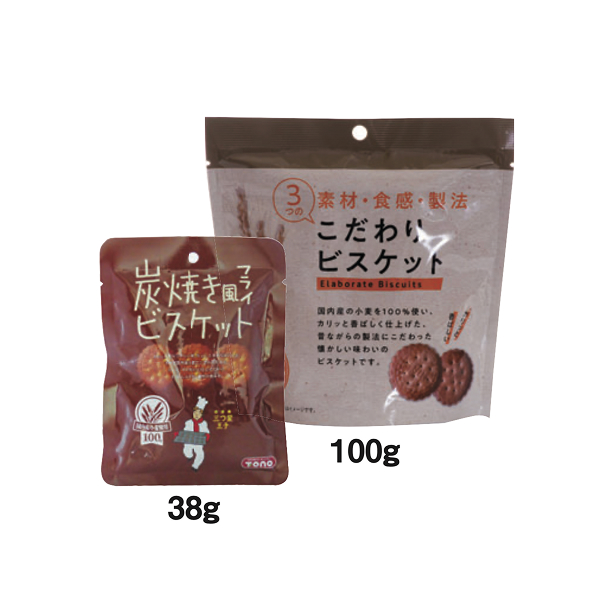 こだわりビスケット(炭焼風フライ ビスケット)